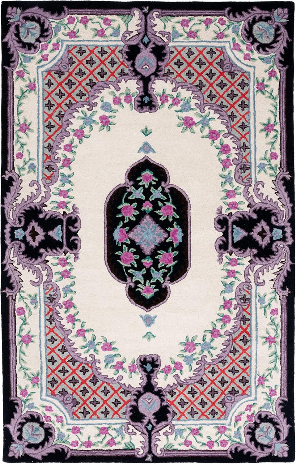 Vintage Isfahan Pattern Persian Carpet