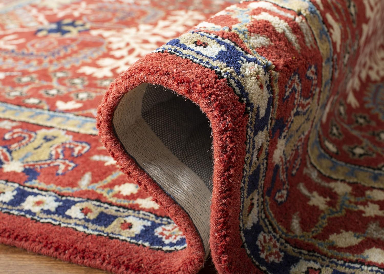 Rust Red Traditional Carpet