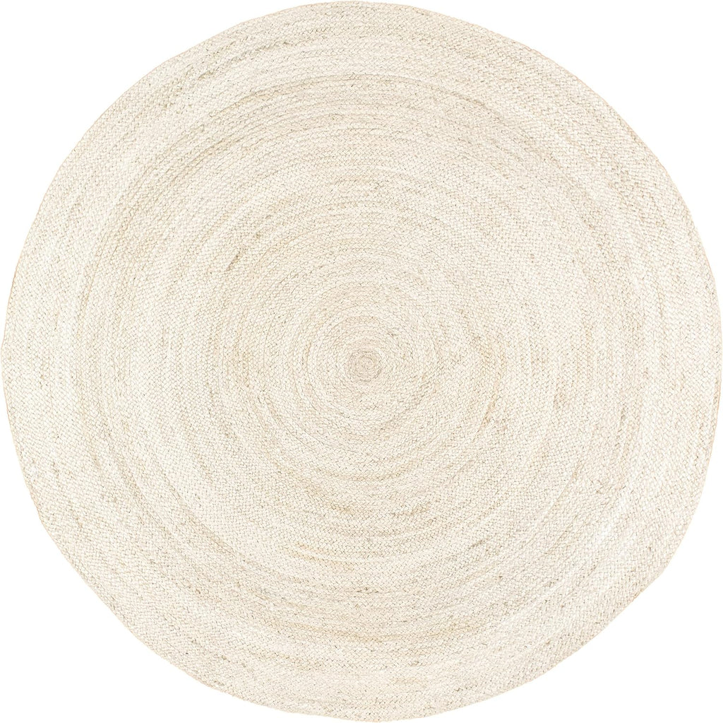 Elegant Braided Jute Rug