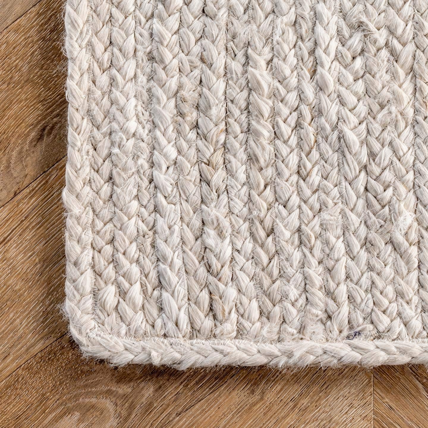 Luxury Ivory Jute Rug