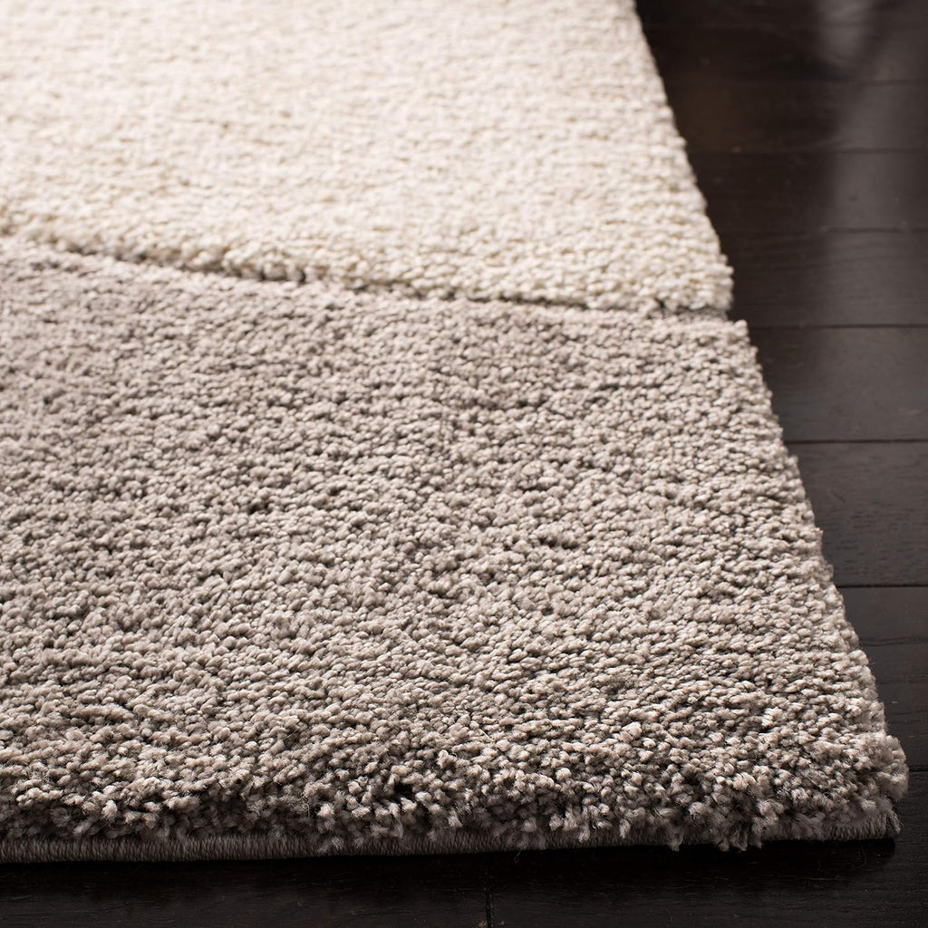 Premium Taupe Ivory Fluid Pattern Carpet & Rug