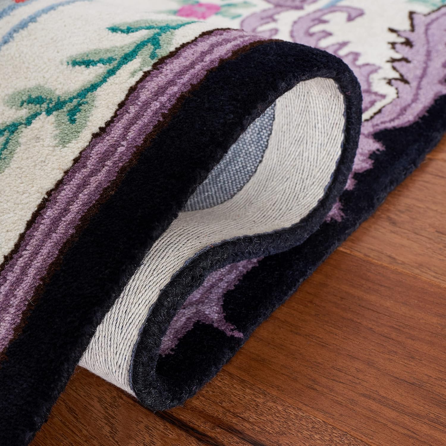 Persian Floral Wool Rug