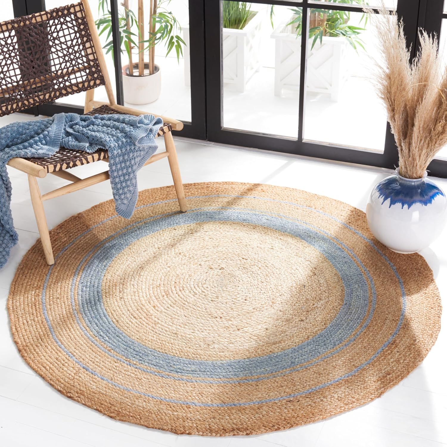 Sustainable Round Jute Carpet
