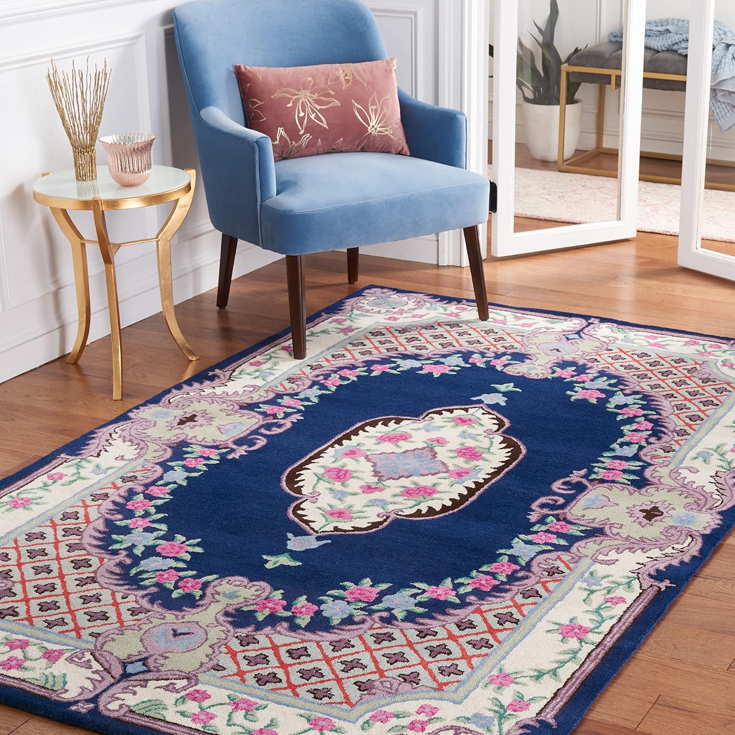 Persian Floral Wool Rug