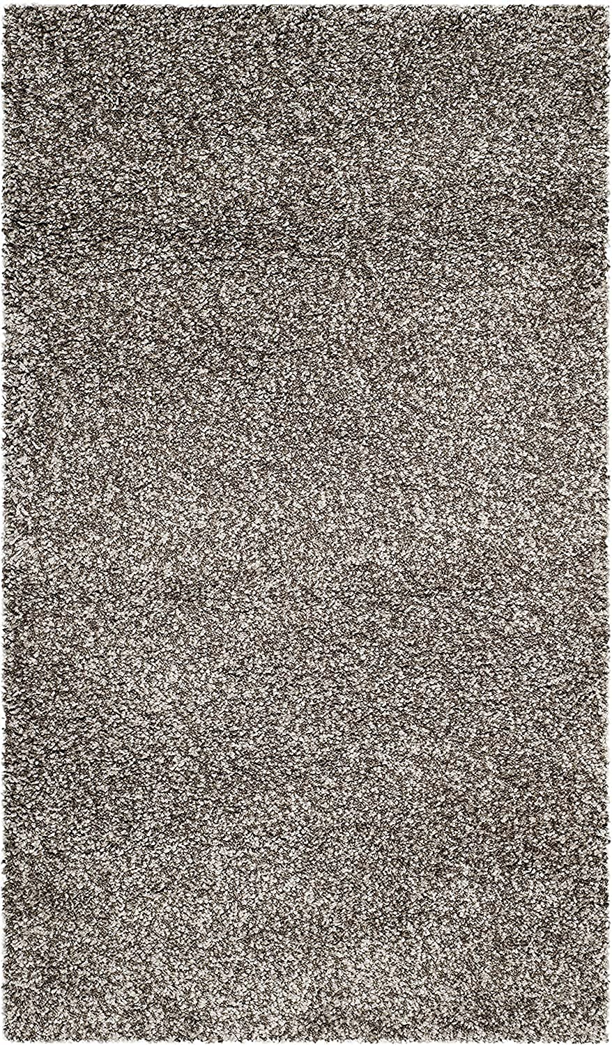 Elegant Taupe Soft Shaggy Carpet