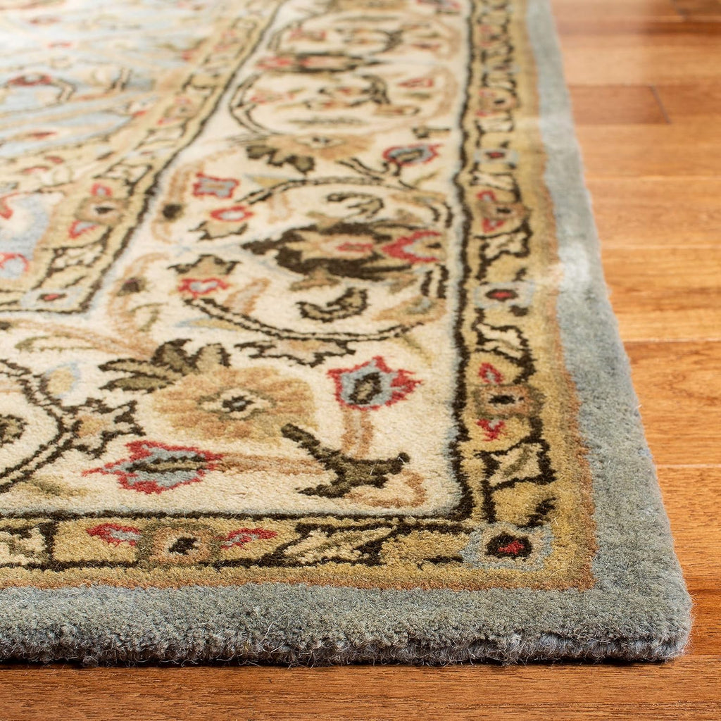Grey Persian Border Carpet & Rug