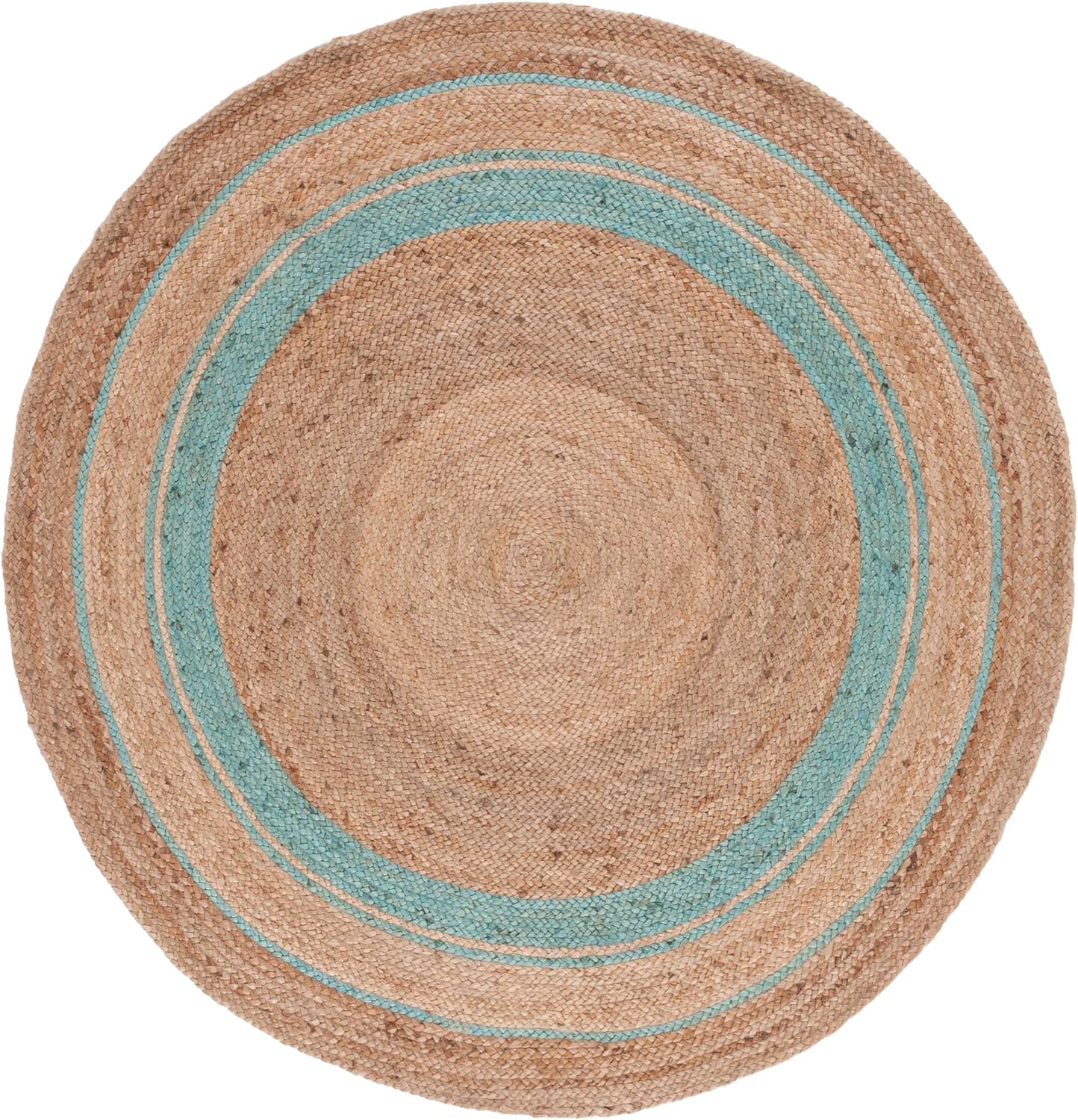 Bohemian Round Jute Area Rug