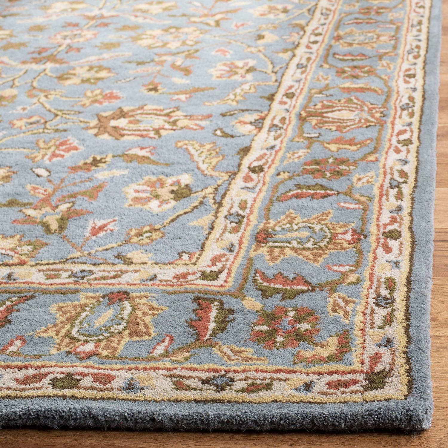 Classic Floral Border Rug
