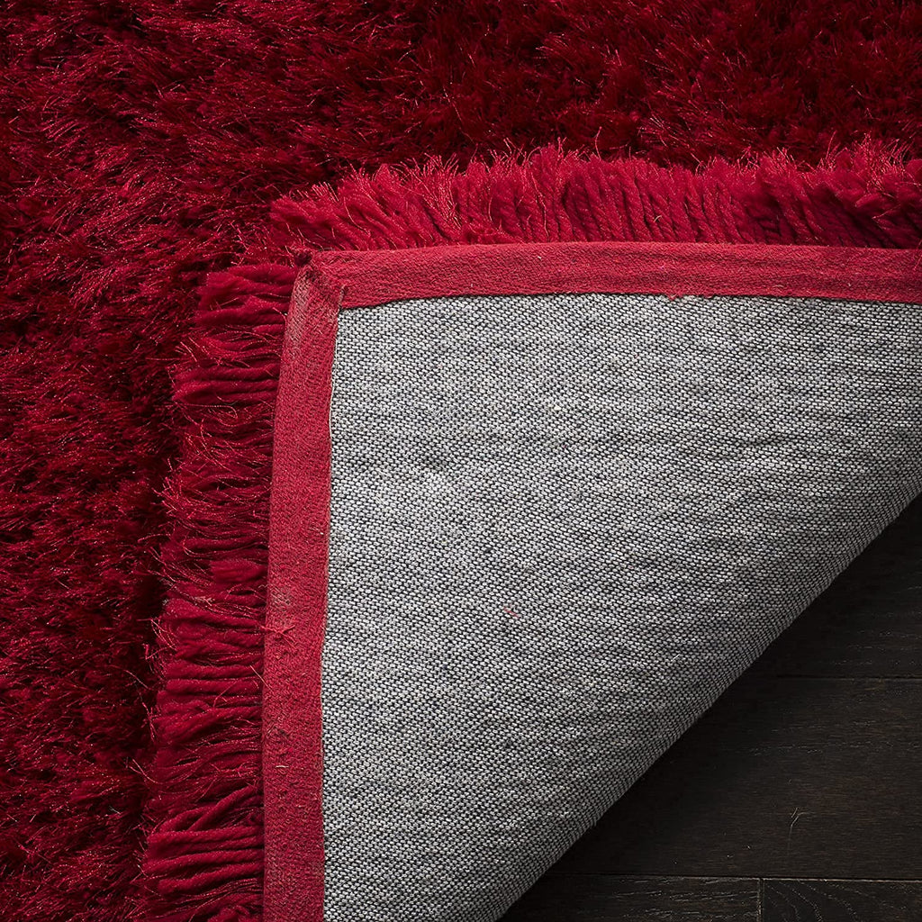 Ruby Red Soft Fluffy Area Carpet