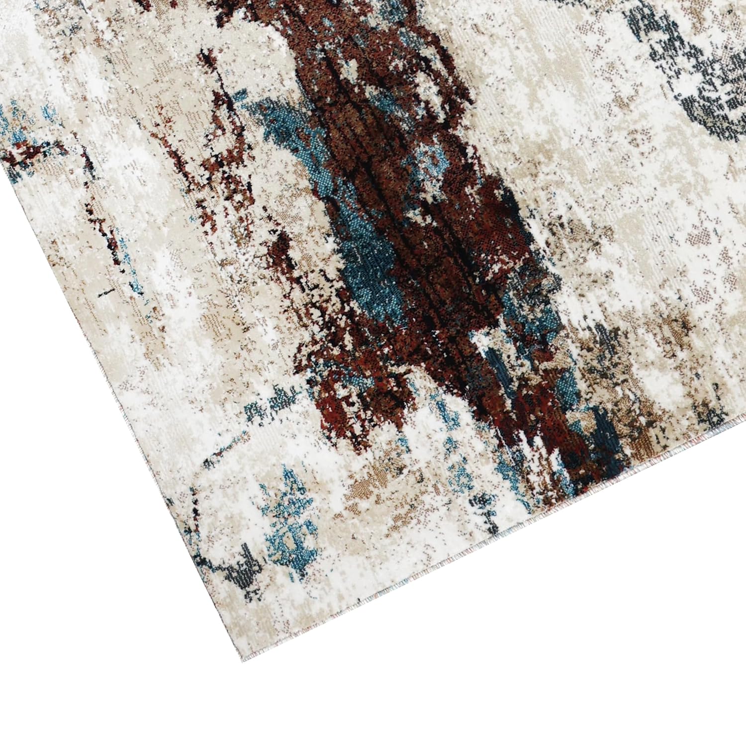 Modern Textured Blue Rugs