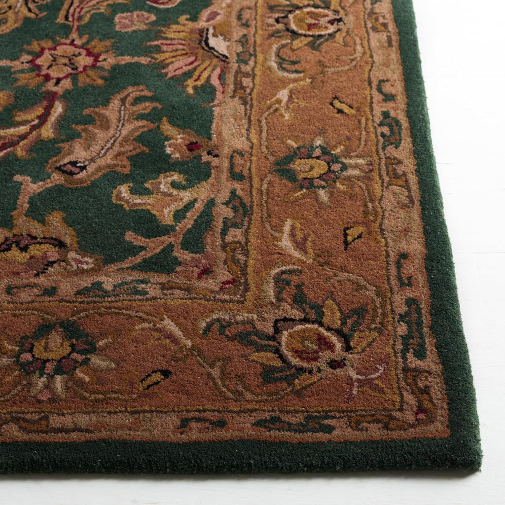 Emerald Green Hand Tufted Wool Rug