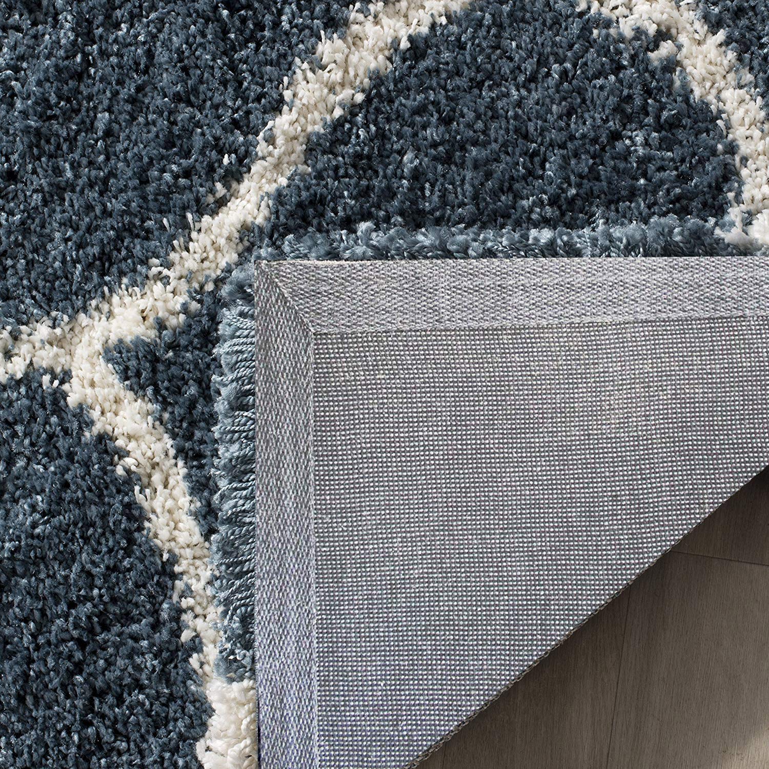 Blue Moroccan Pattern Carpet