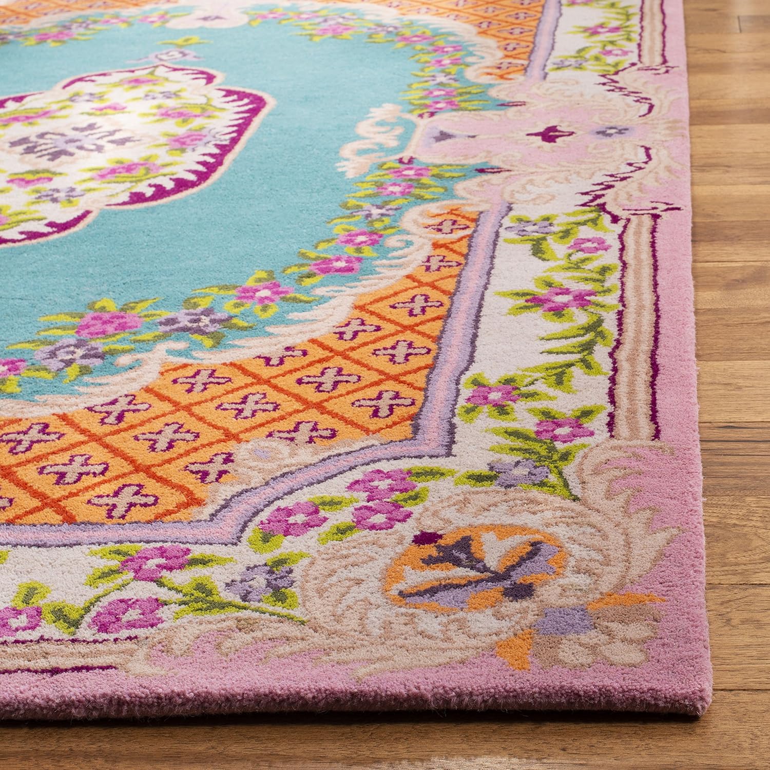 Persian Floral Wool Rug
