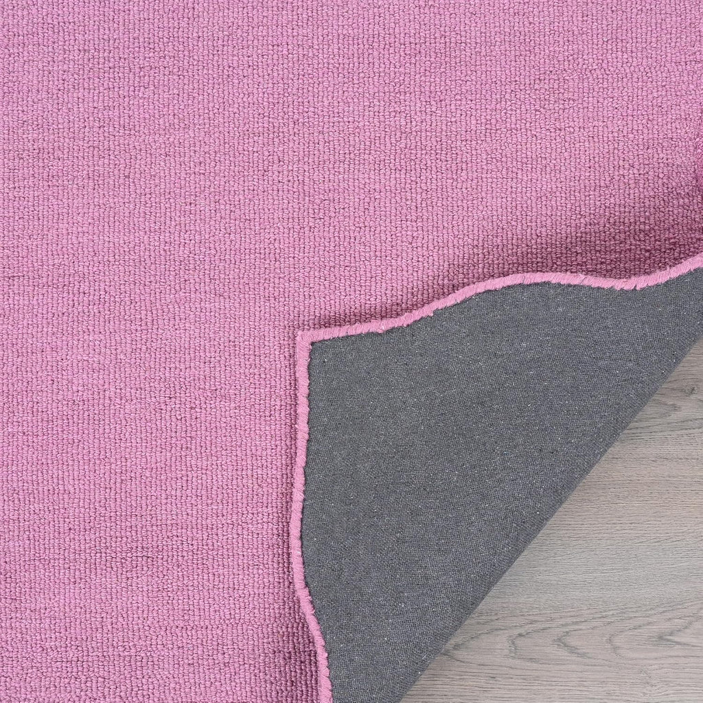 Designer Pink Wave Border Rug