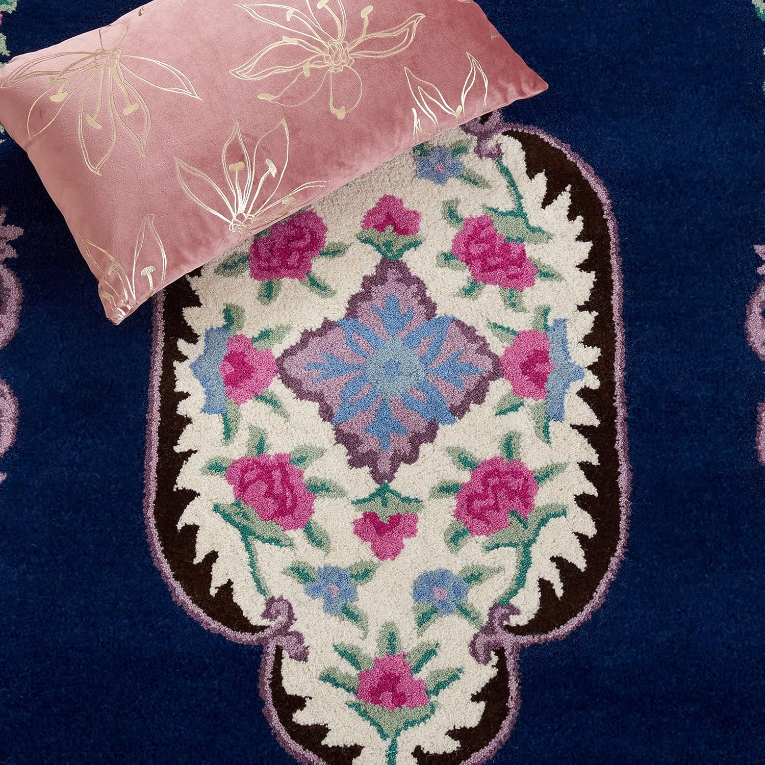 Persian Floral Wool Rug