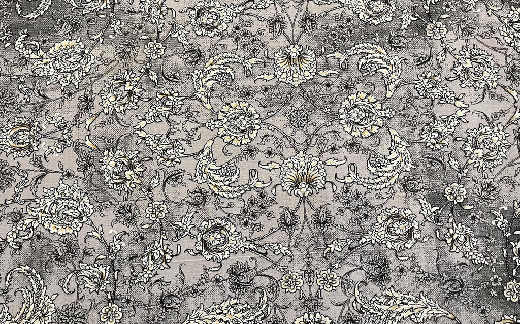 Modern Irani Grey Carpet with Minimal Border Design Look
