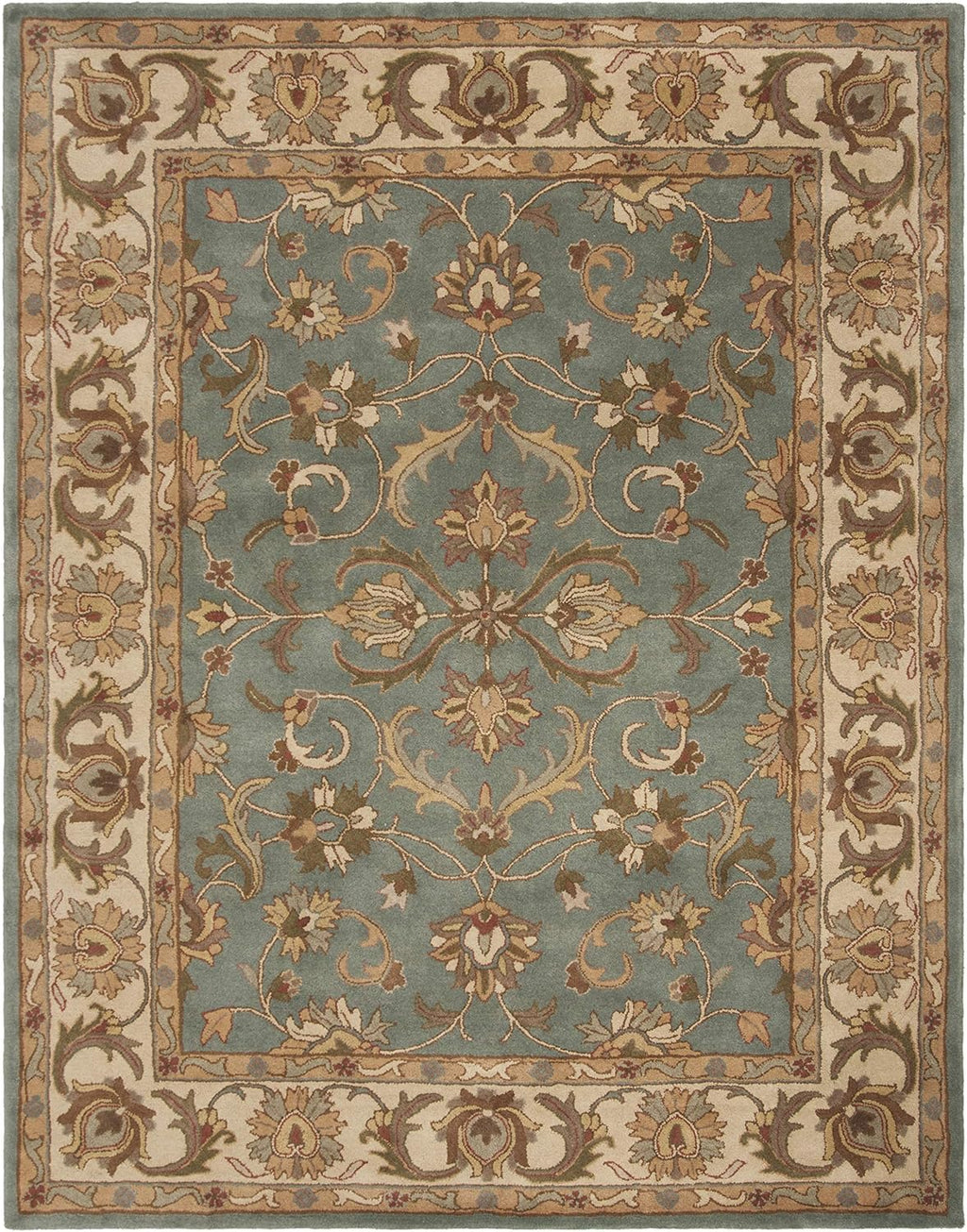 Ornate Traditional Border Rug