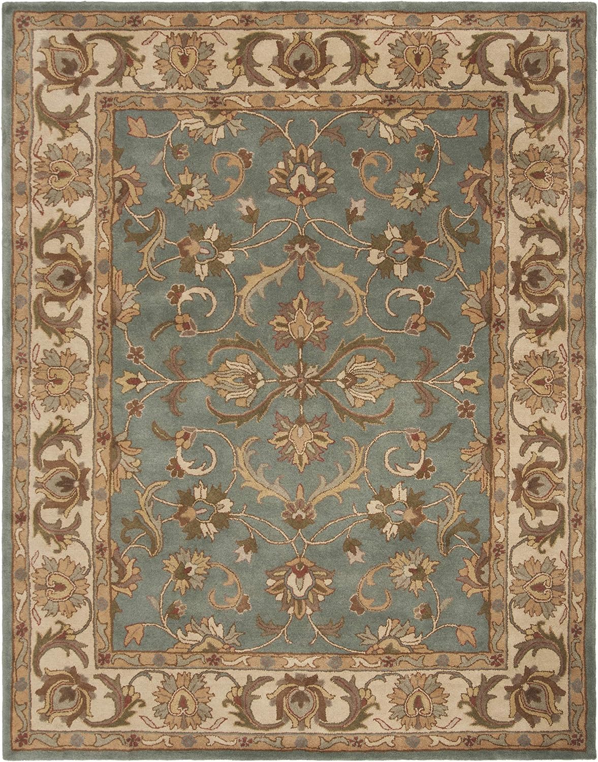 Ornate Traditional Border Rug