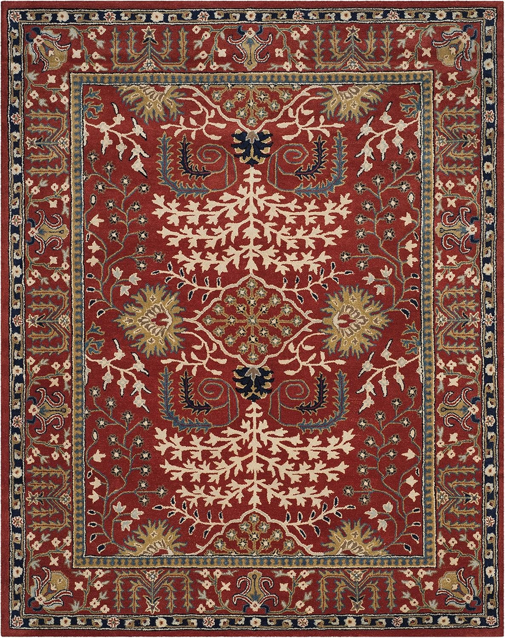 Rust Red Traditional Carpet