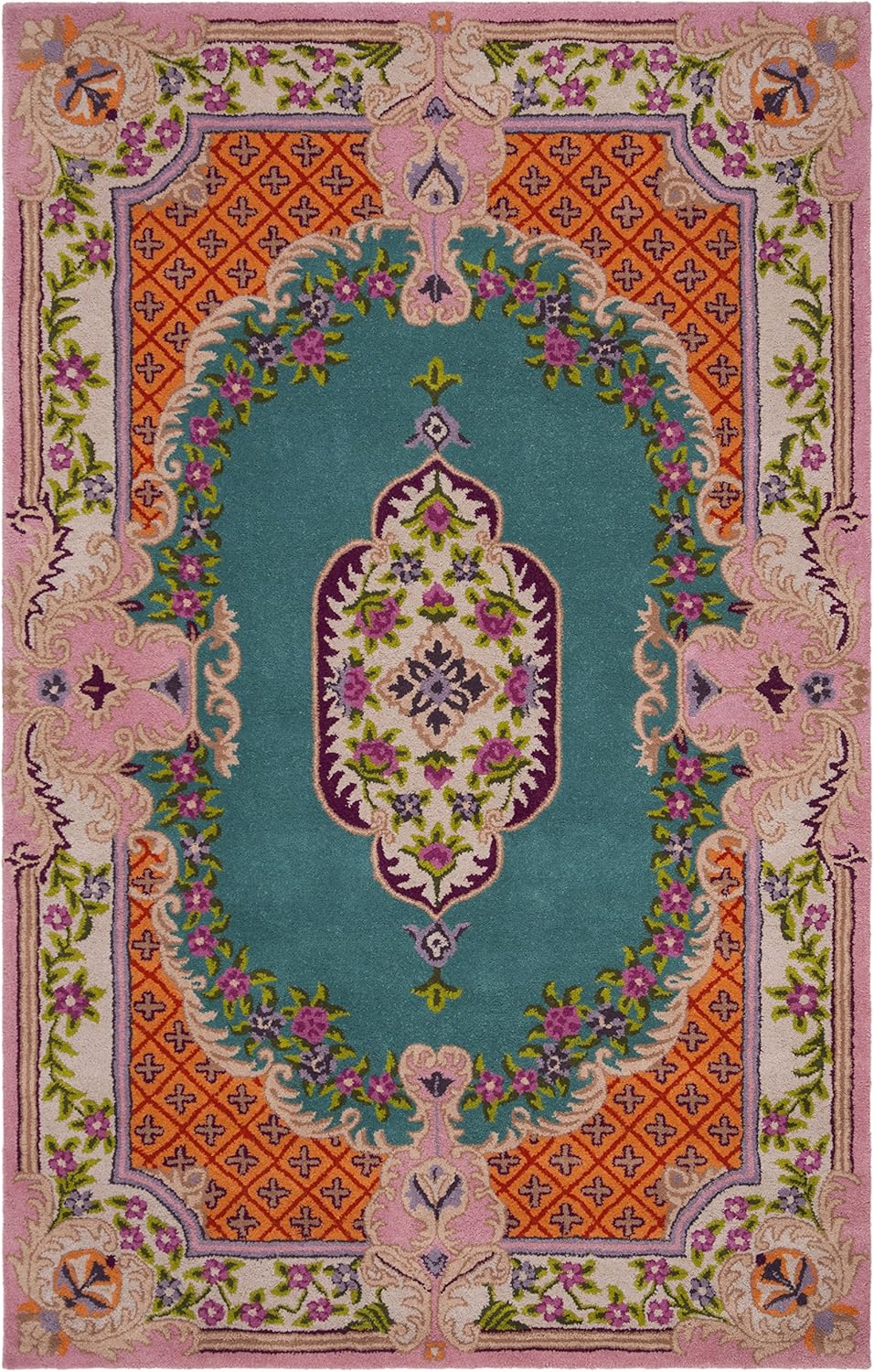 Persian Floral Wool Rug