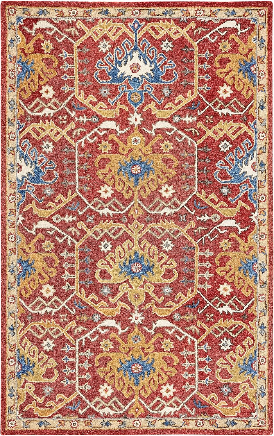 Red Crimson Persian Rug