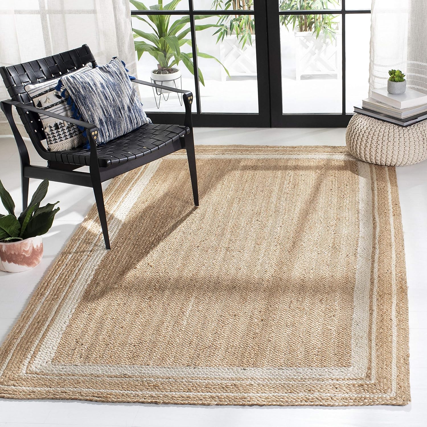 Handmade Border Jute Carpet