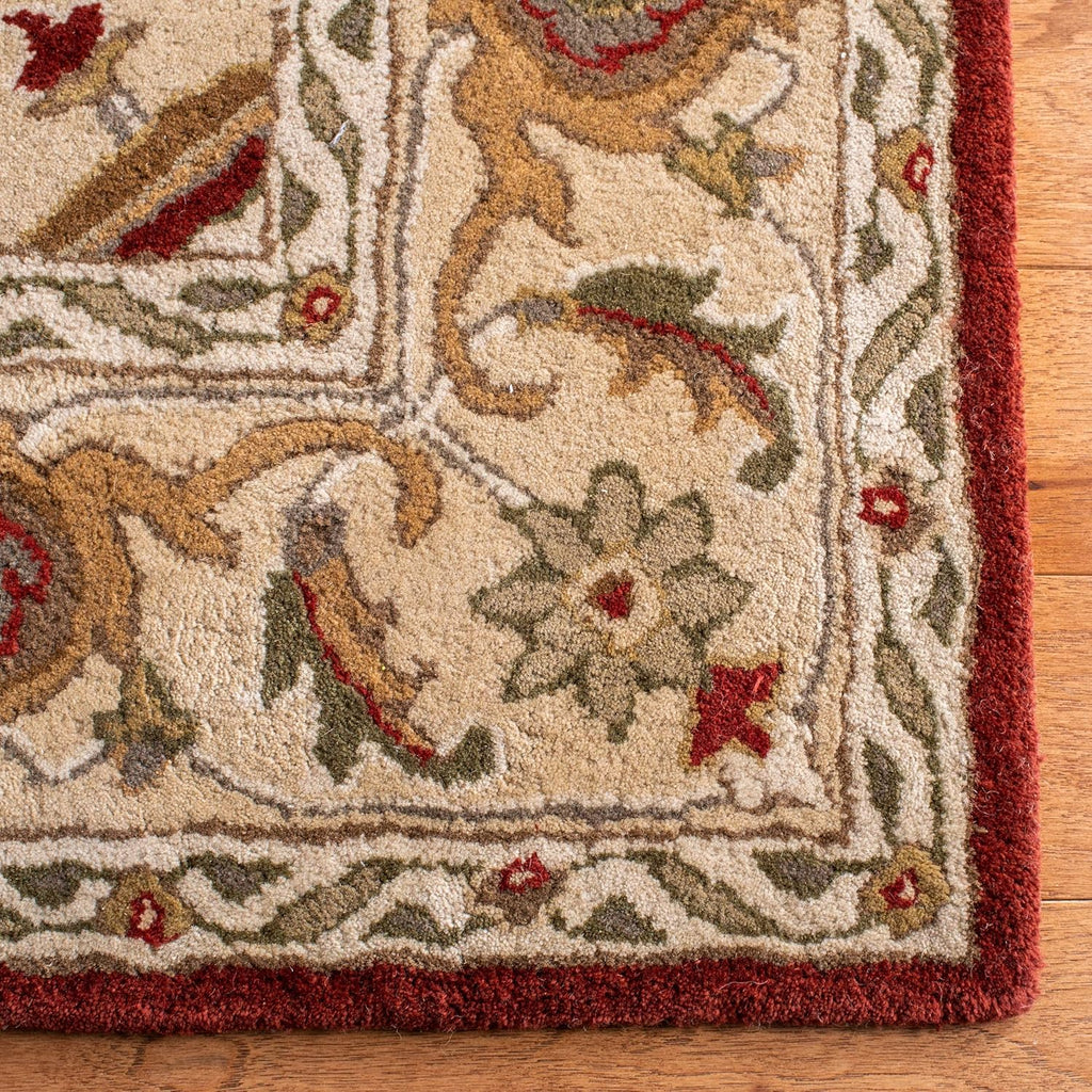 Red Heriz Persian Carpet