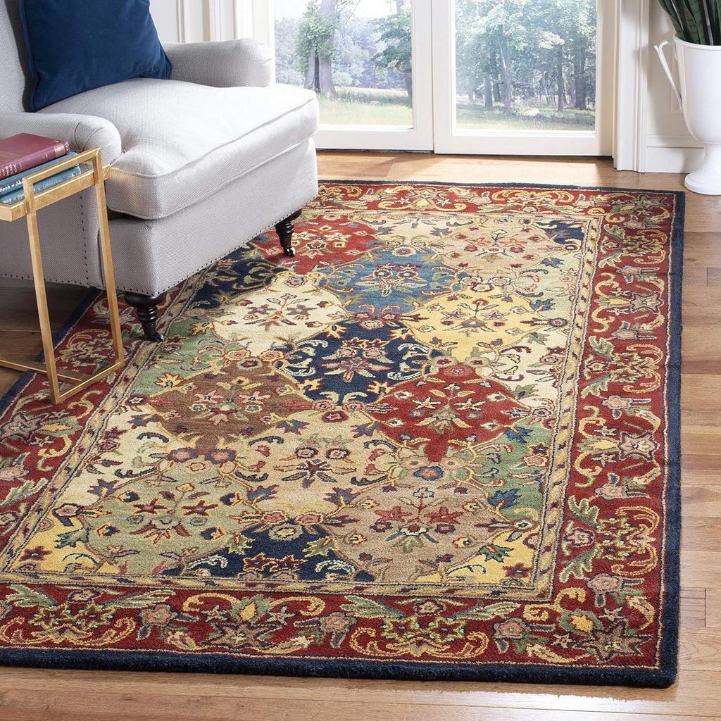 Persian Floral Wool Rug