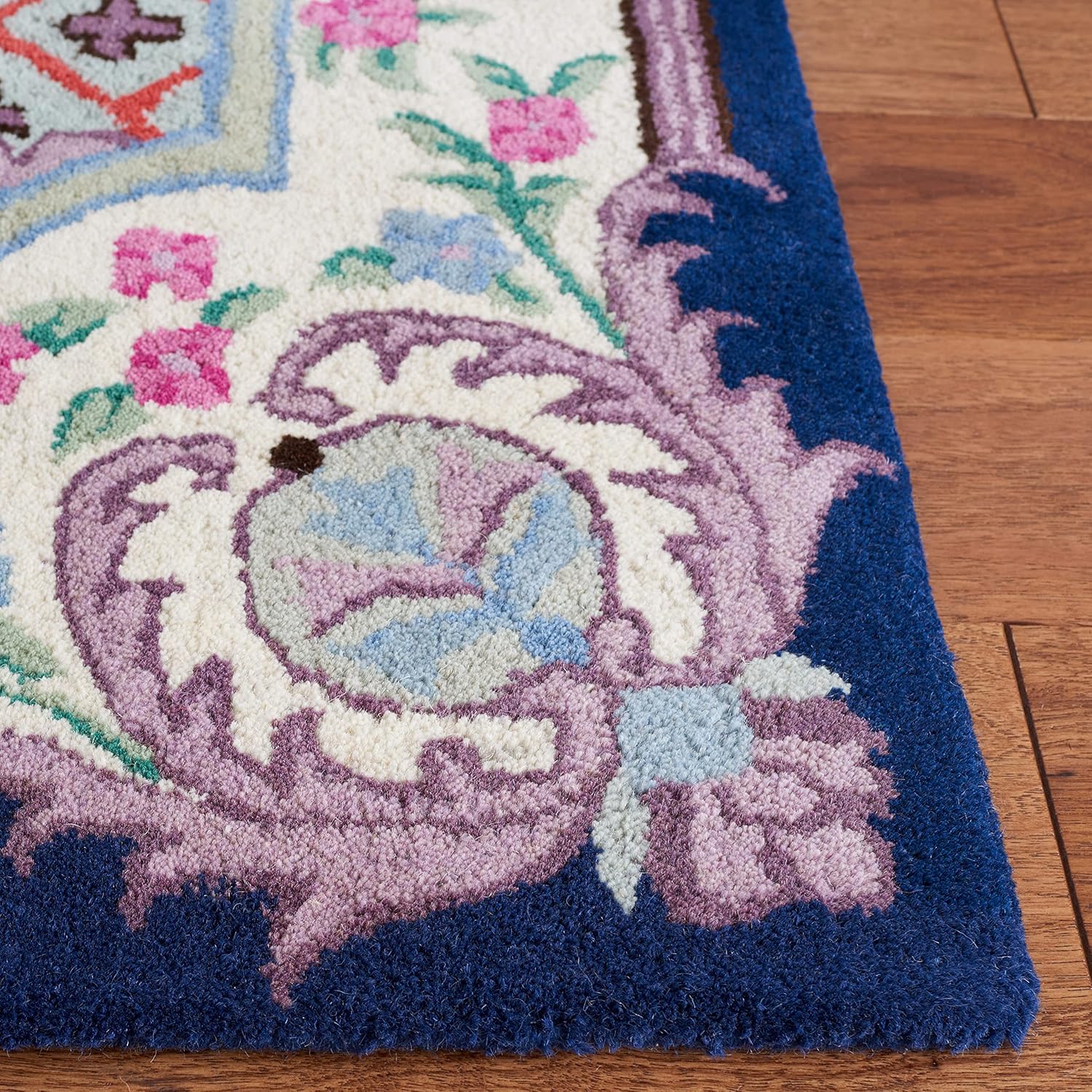 Persian Floral Wool Rug