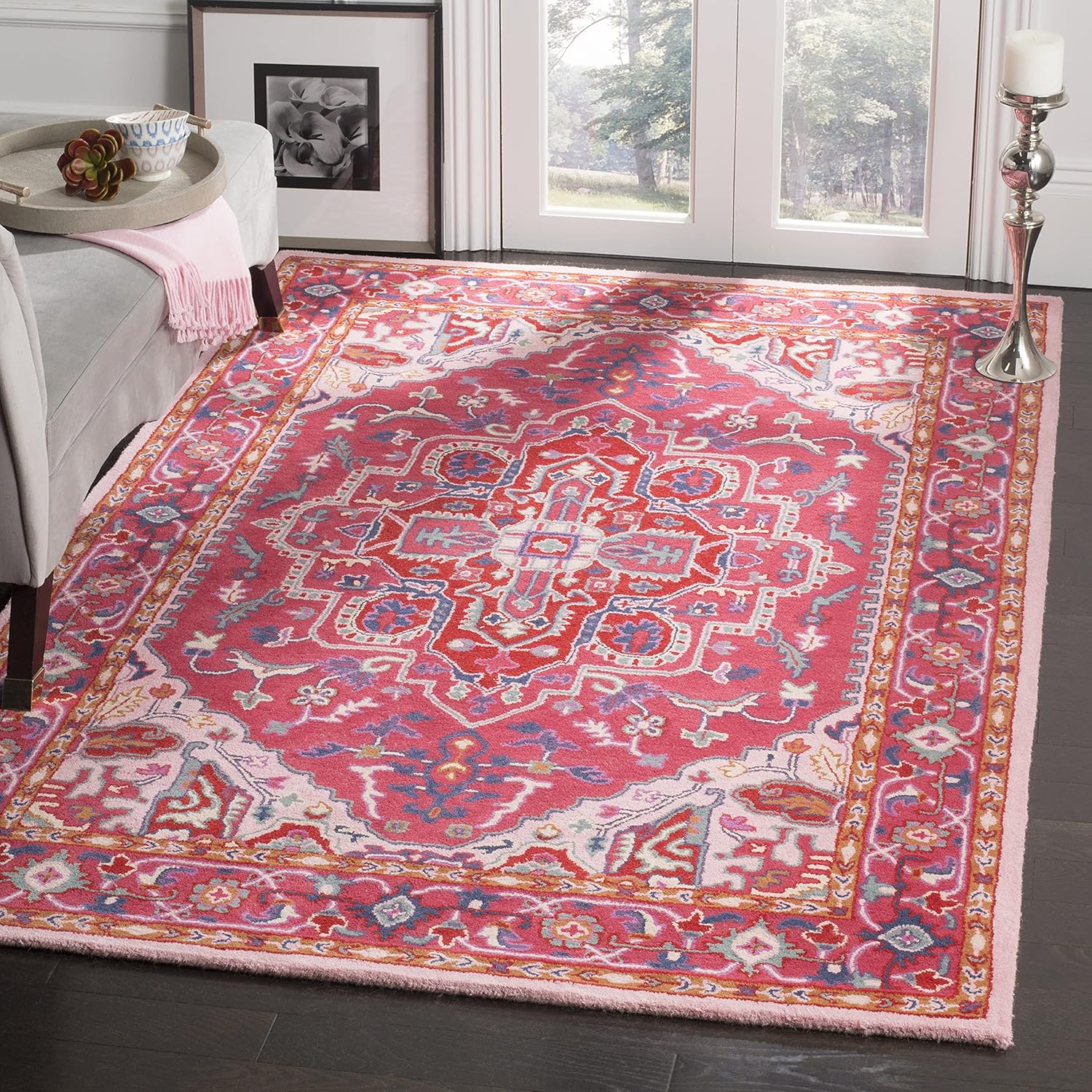 New Zealand Wool Persian Medallion Area Rug