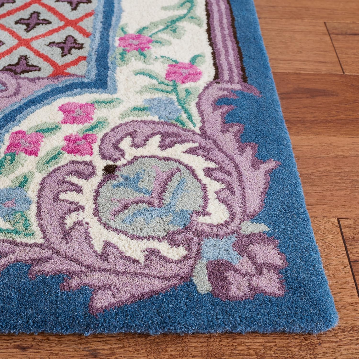 Persian Floral Wool Rug