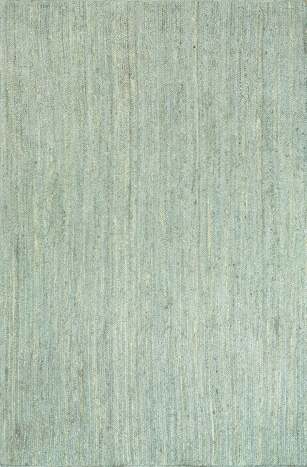 Soft Sage Handwoven Jute Carpet