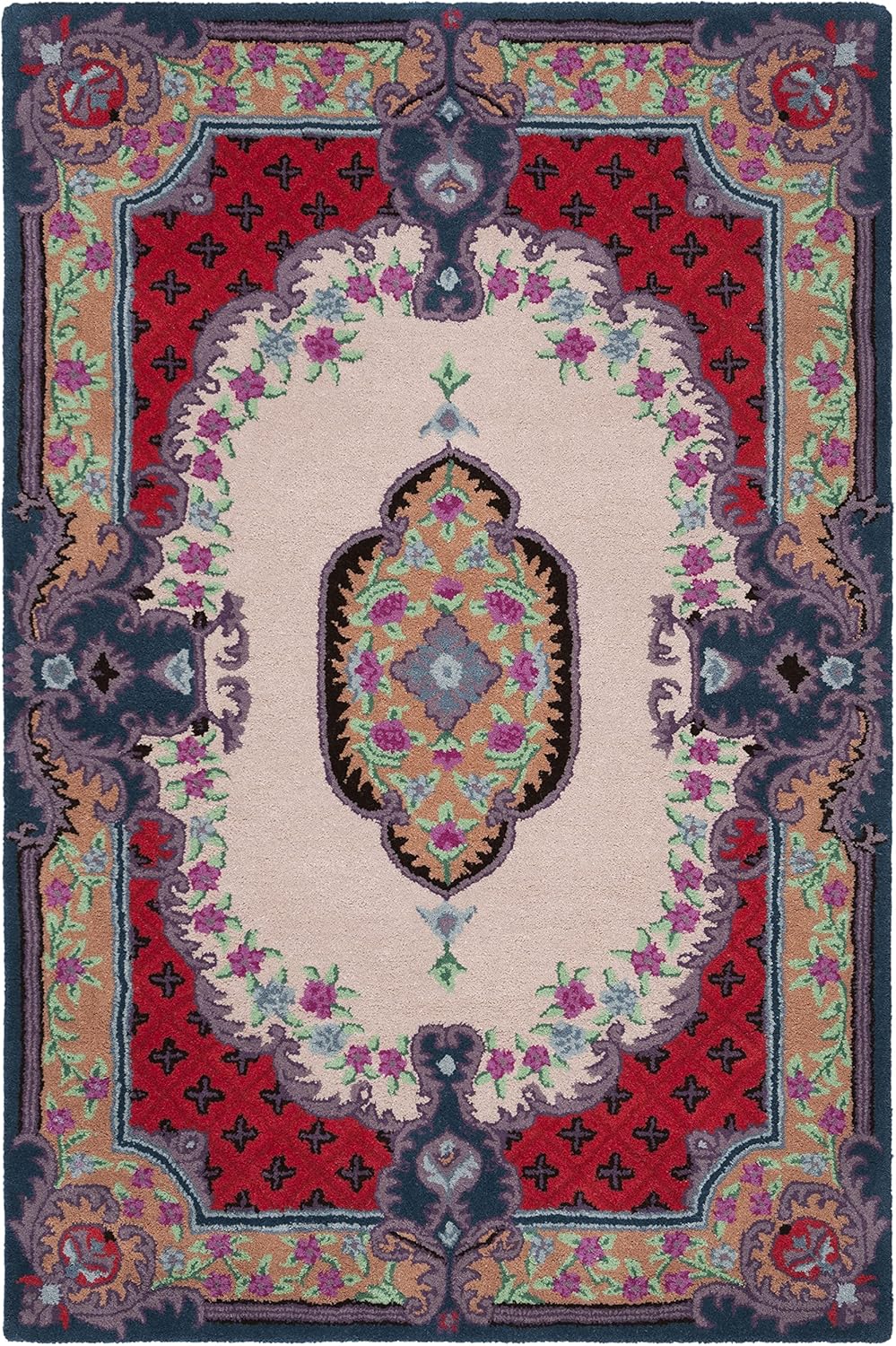 Persian Floral Wool Rug