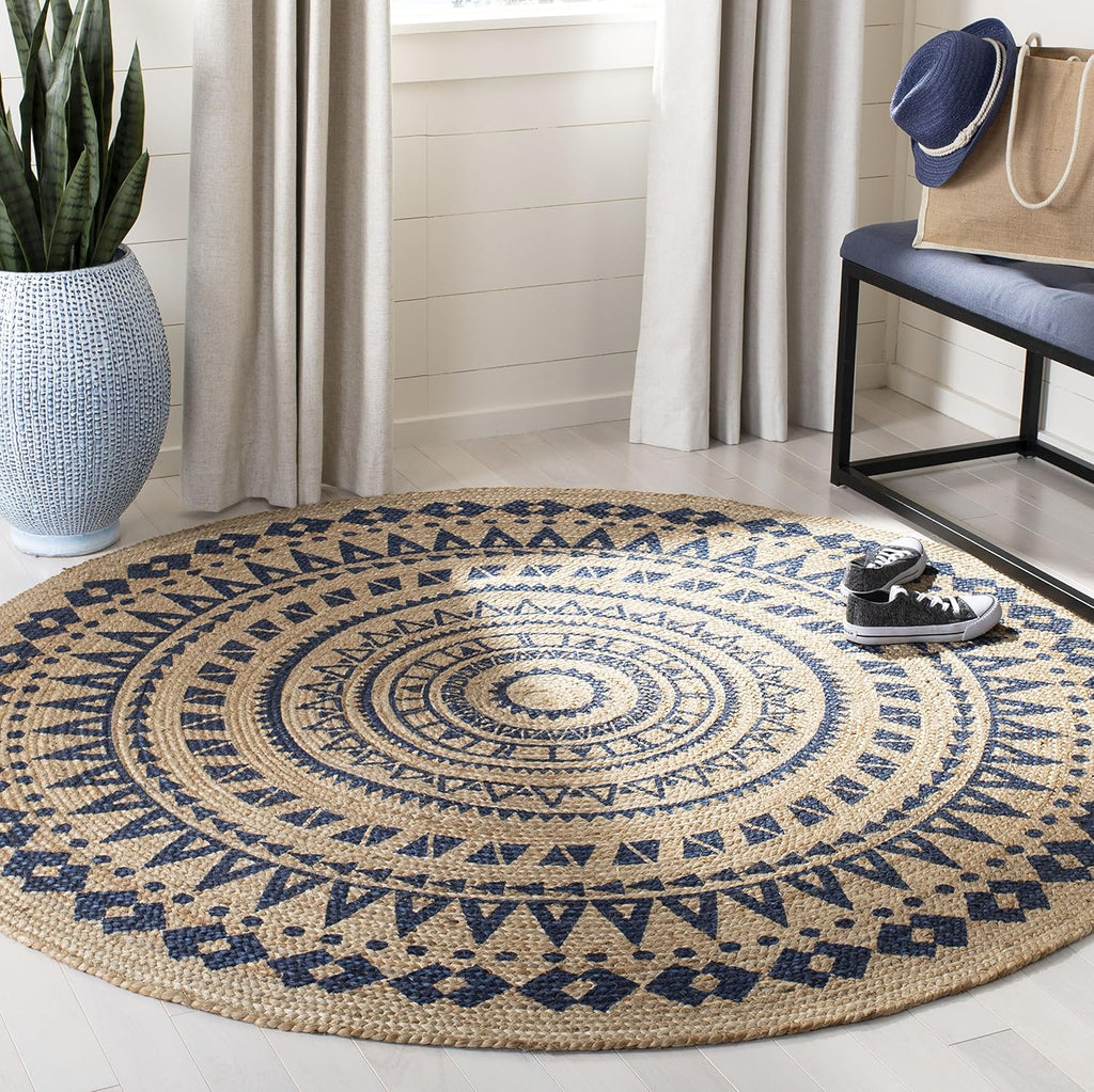 Luxury Handmade Tribal Jute Rug