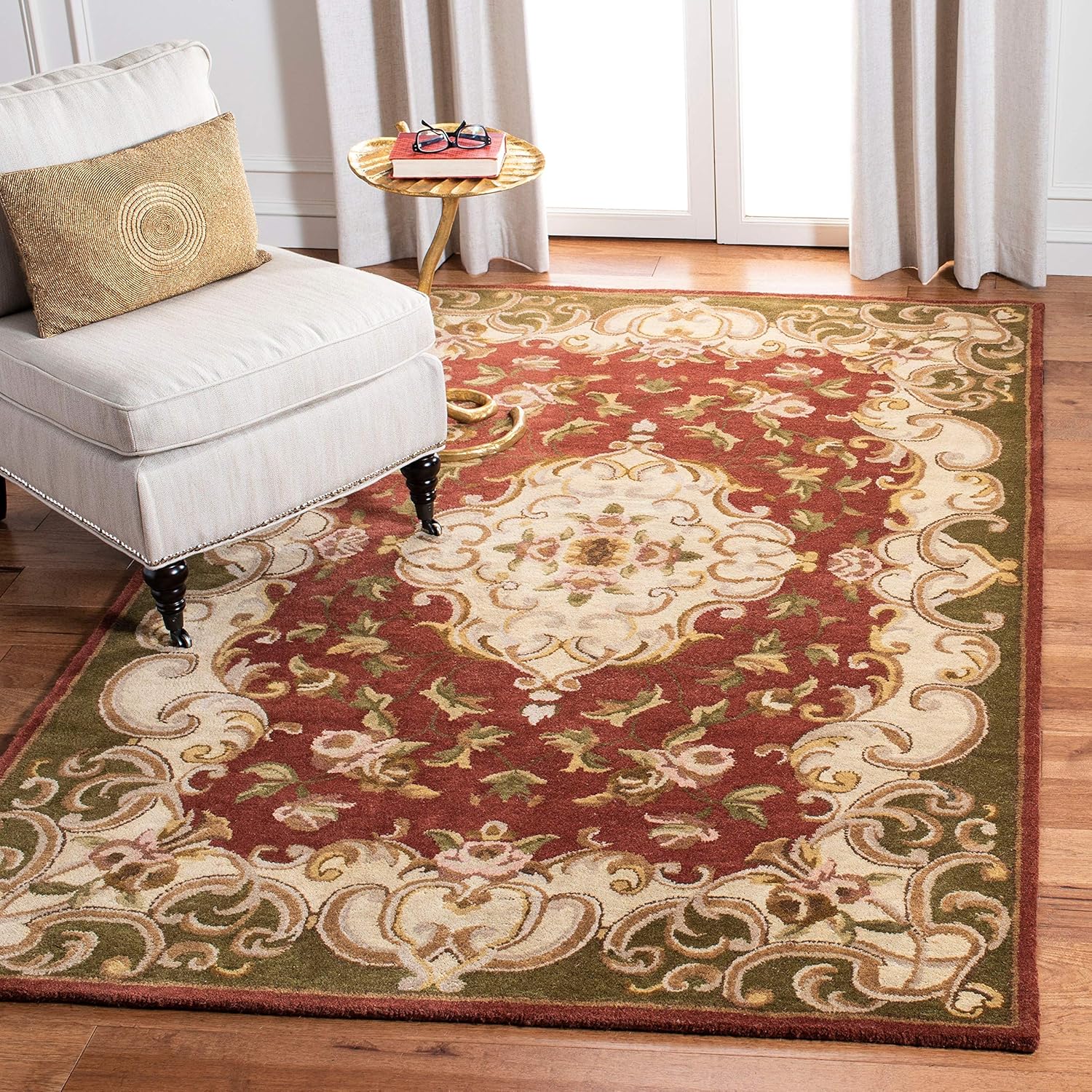 Persian Floral Wool Rug