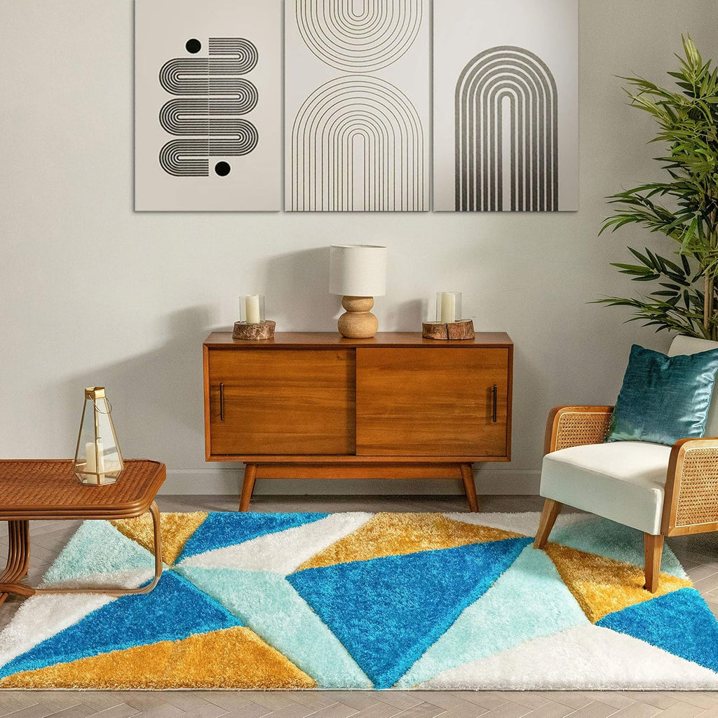 Modern Prism Geometric Area Rug