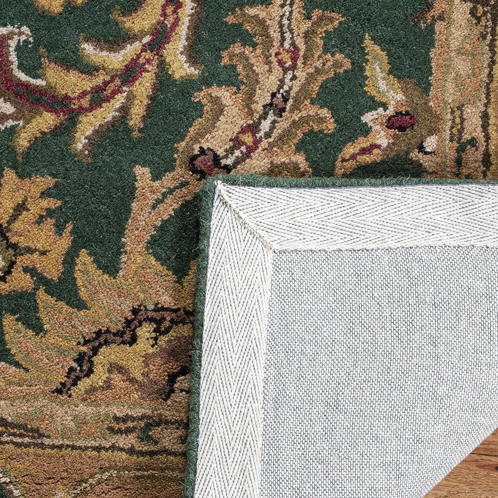 Emerald Green Hand Tufted Wool Rug