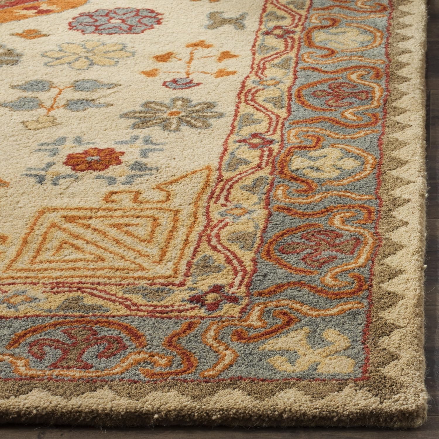 Beige Traditional Persian Rug