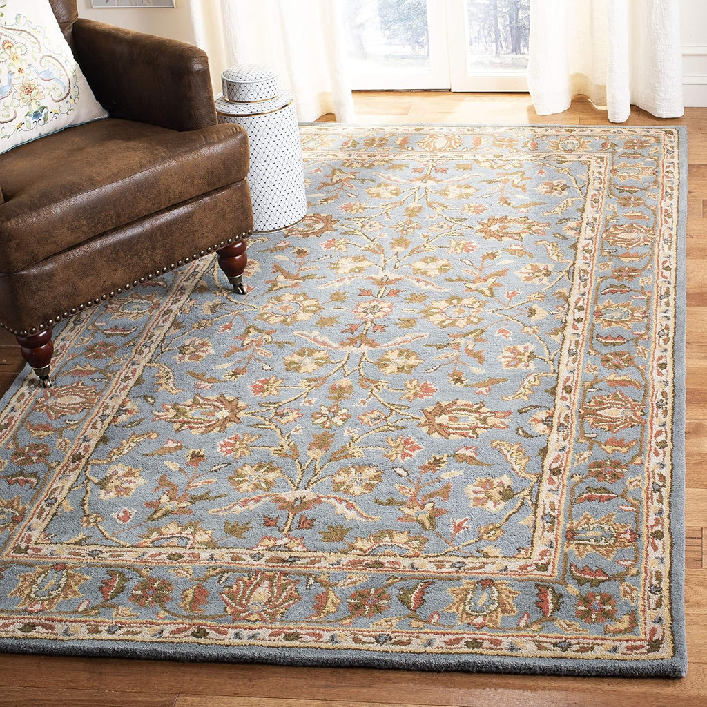 Classic Floral Border Rug