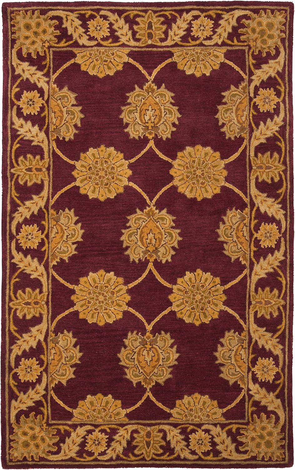 Persian Floral Wool Rug