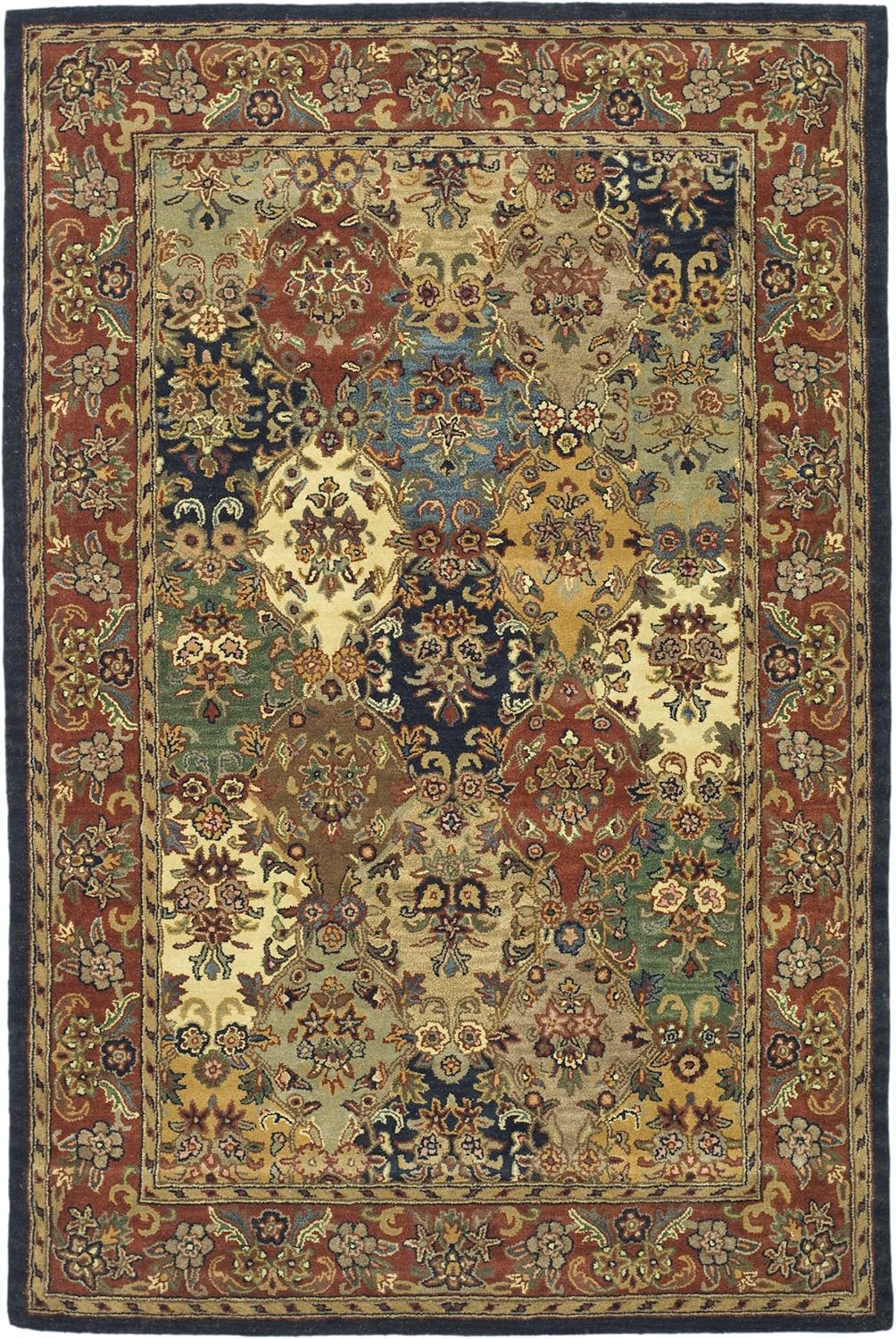 Persian Floral Wool Rug
