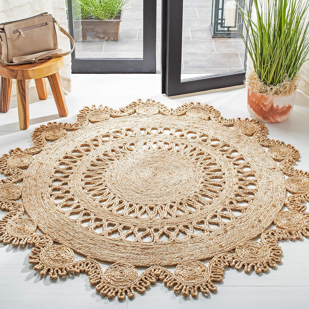 Handmade Circular Rug for Stylish Interiors