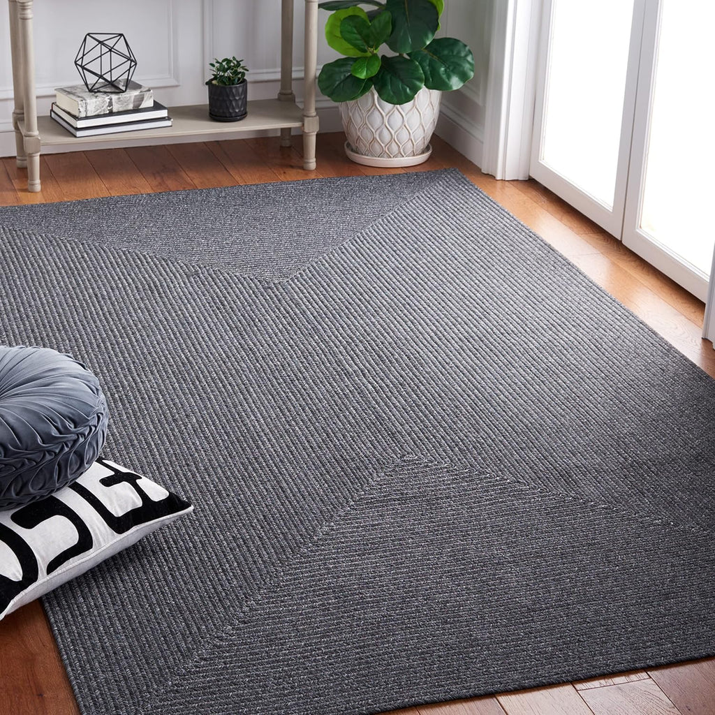 Deep Charcoal Jute Carpet