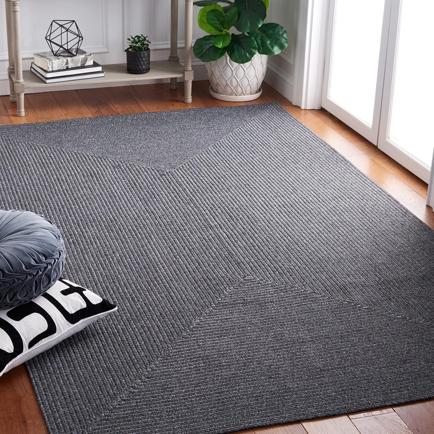 Deep Charcoal Jute Carpet