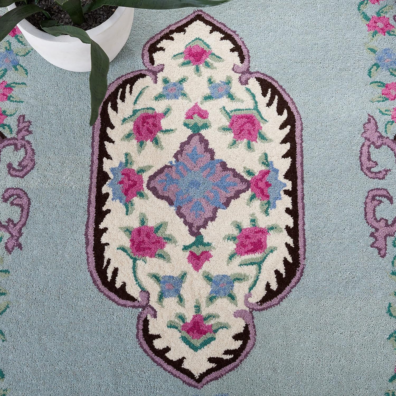 Persian Floral Wool Rug