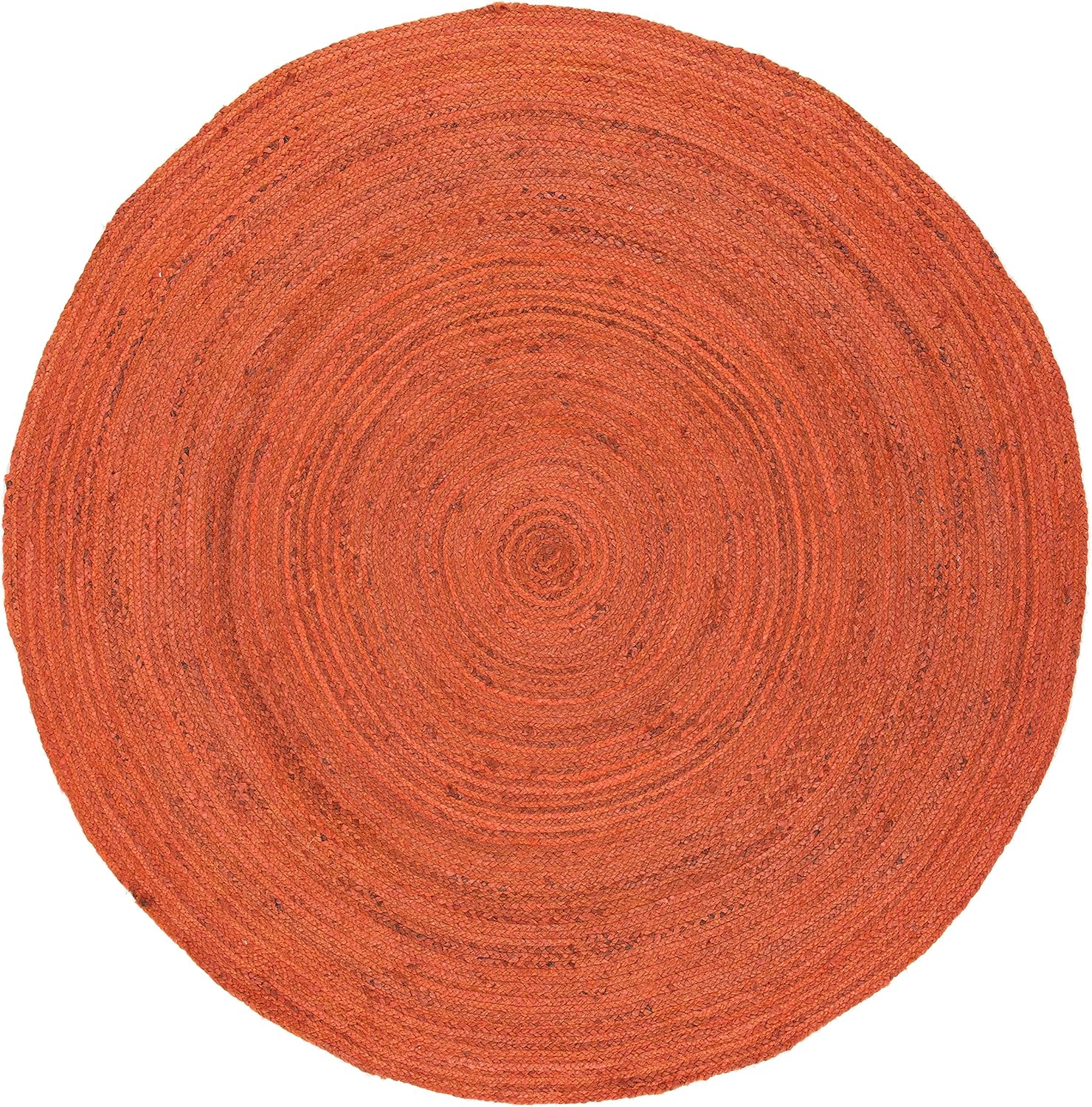 Burnt Orange Jute Rug