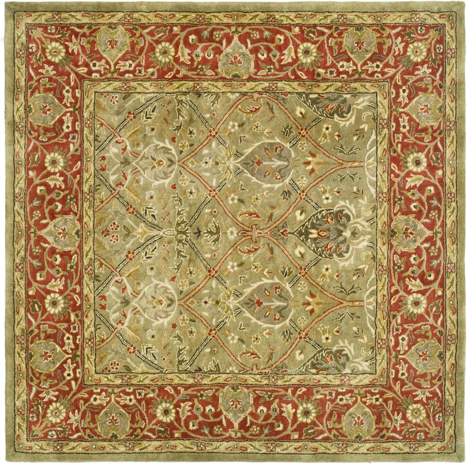 Persian Floral Wool Rug