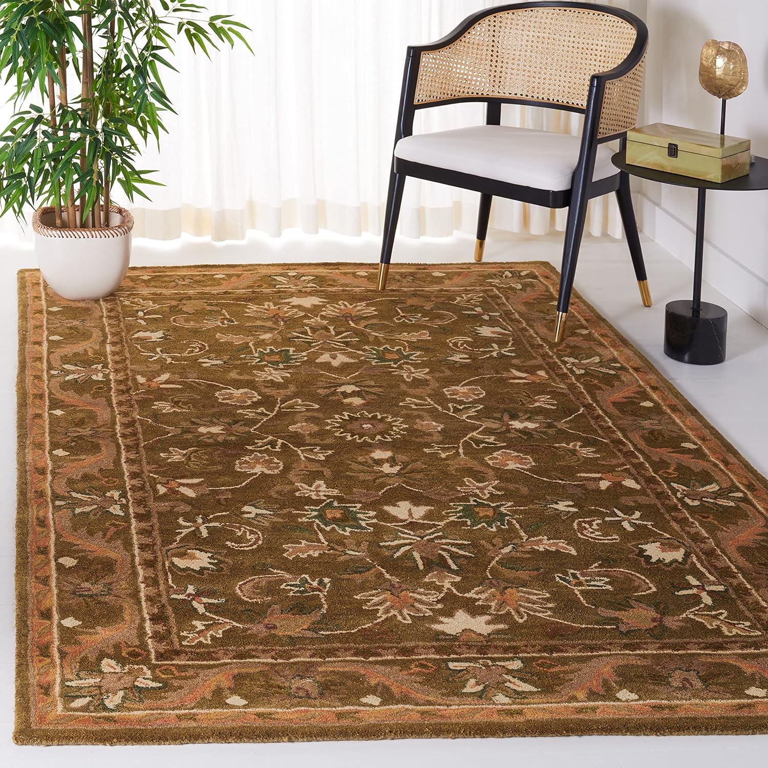 Persian Floral Wool Rug