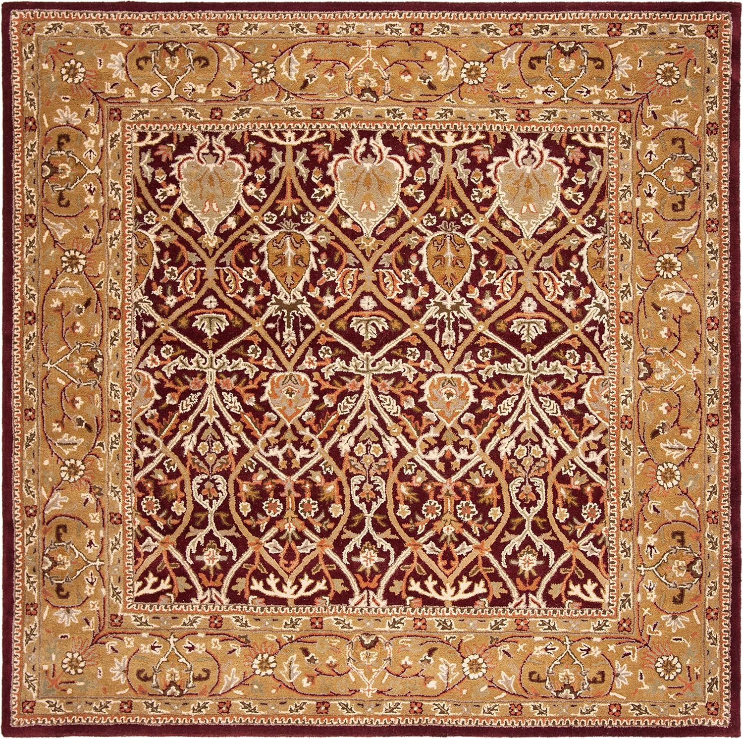 Persian Floral Wool Rug