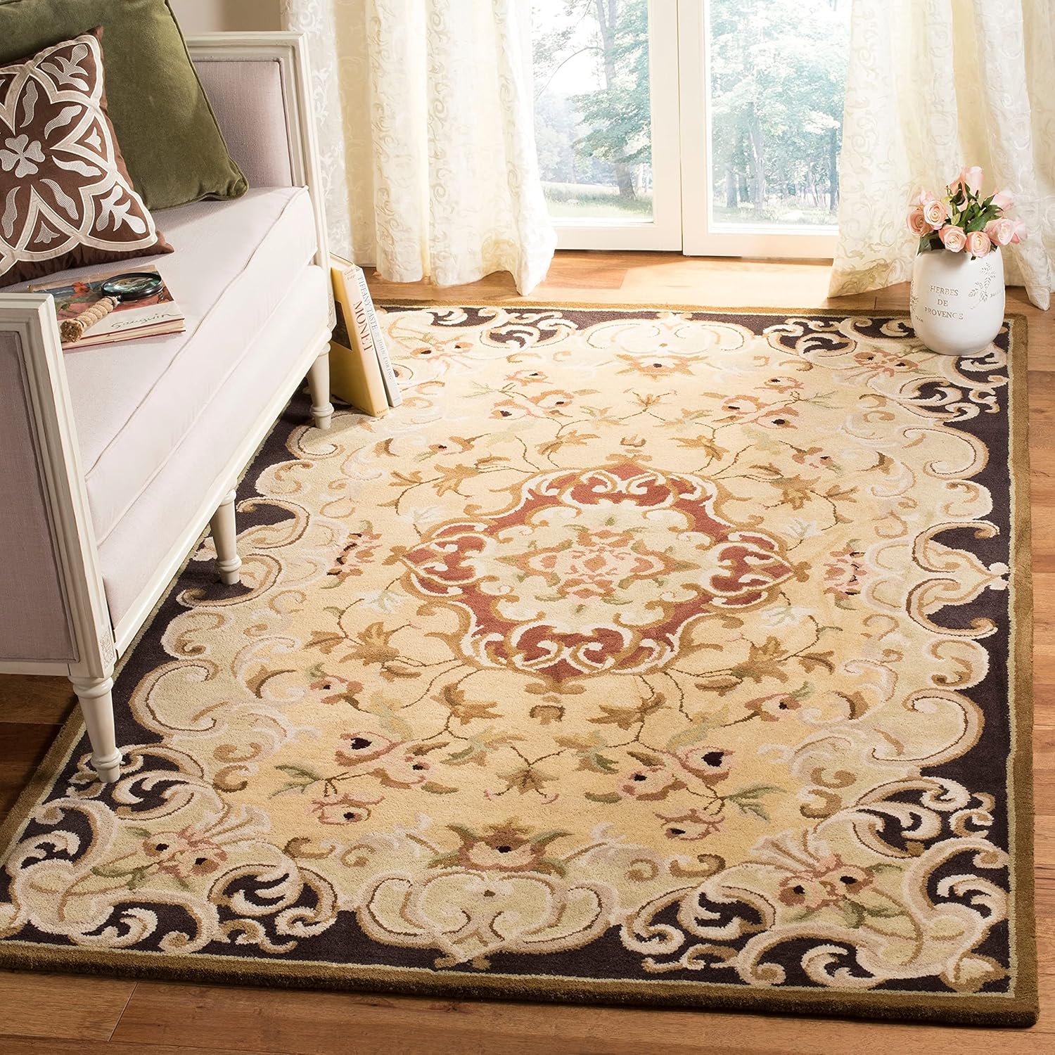 Persian Floral Wool Rug